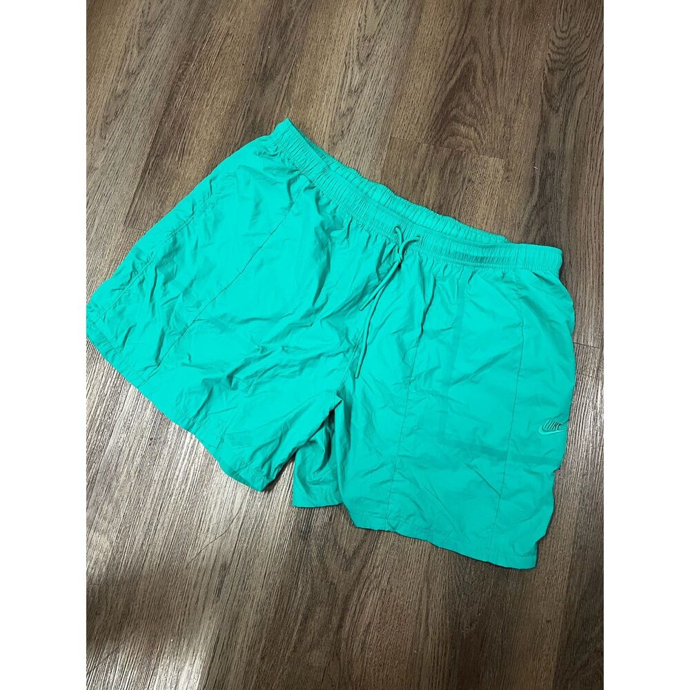 Nike Tech Pack Mens Nylon Woven Shorts Green Teal XL
